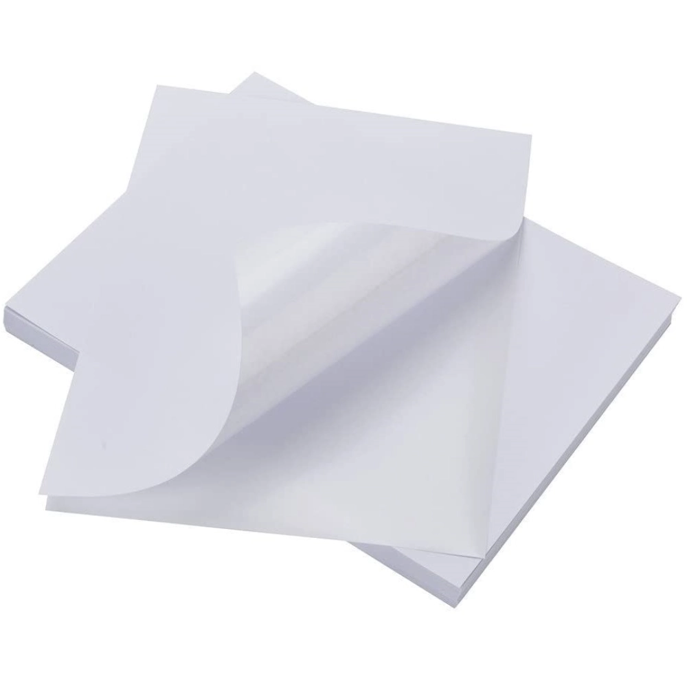 Üst kaplamalı etiket yapışkan etiketi