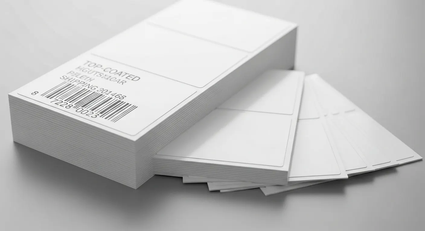 Üst kaplamalı termal etiket üreticisi