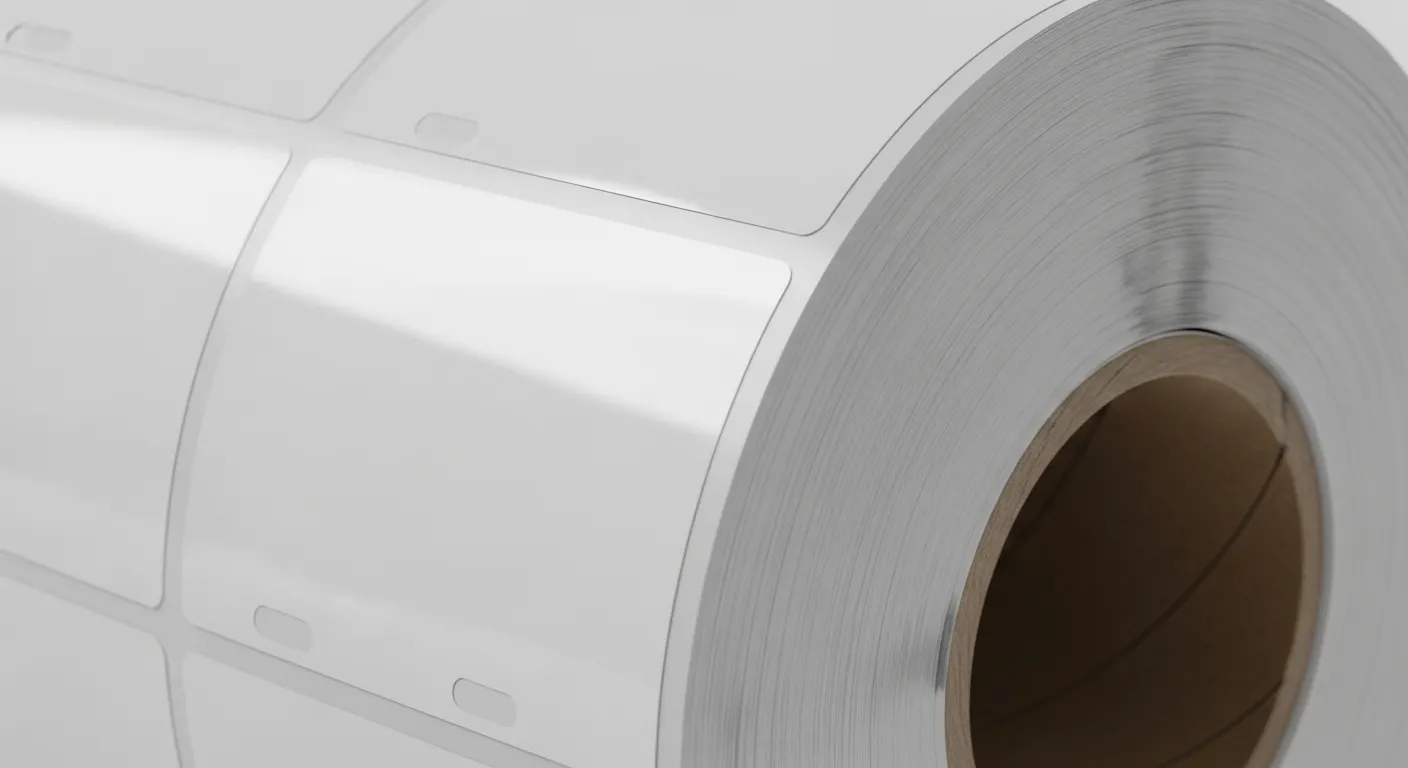 Üst kaplamalı termal etiket kağıdı