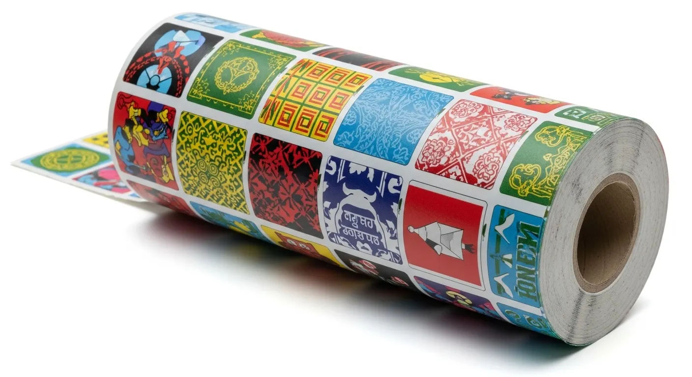 Renkli baskılı termal kağıt